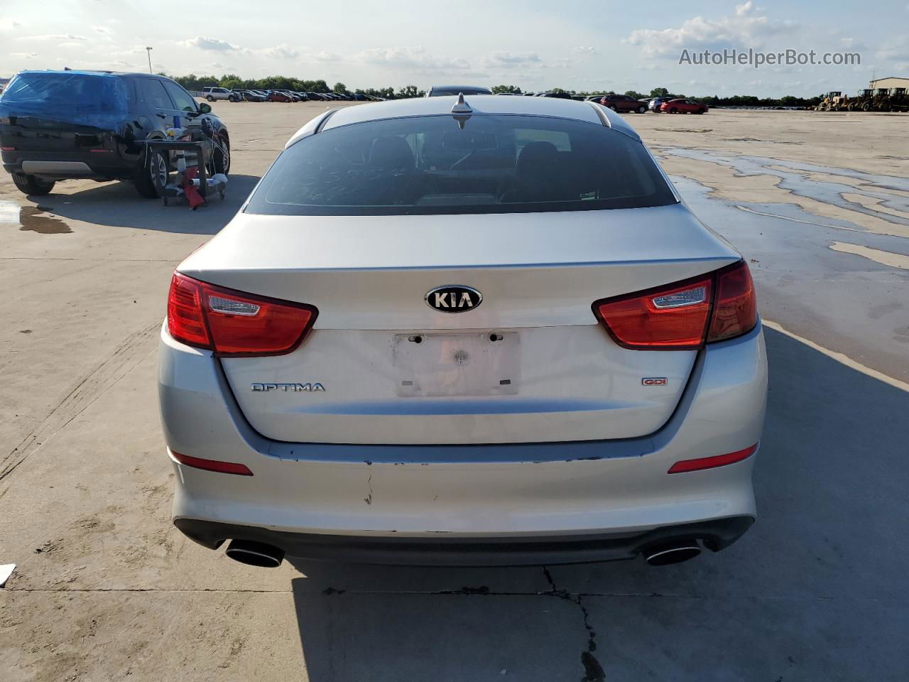 2014 Kia Optima Ex Silver vin: 5XXGN4A76EG301607