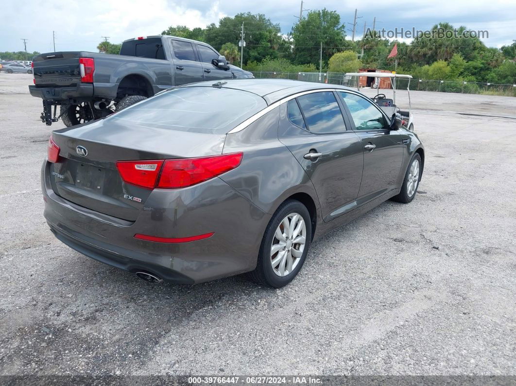 2014 Kia Optima Ex Brown vin: 5XXGN4A76EG336616