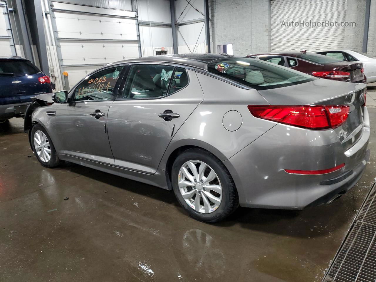 2014 Kia Optima Ex Gray vin: 5XXGN4A76EG340889