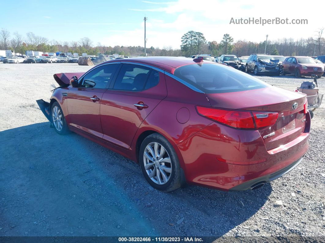 2014 Kia Optima Ex Red vin: 5XXGN4A76EG346725