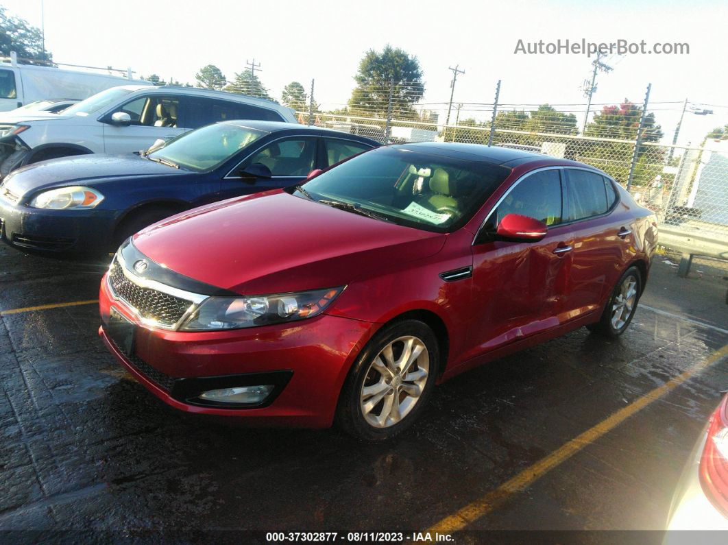 2013 Kia Optima Ex Red vin: 5XXGN4A77DG157855