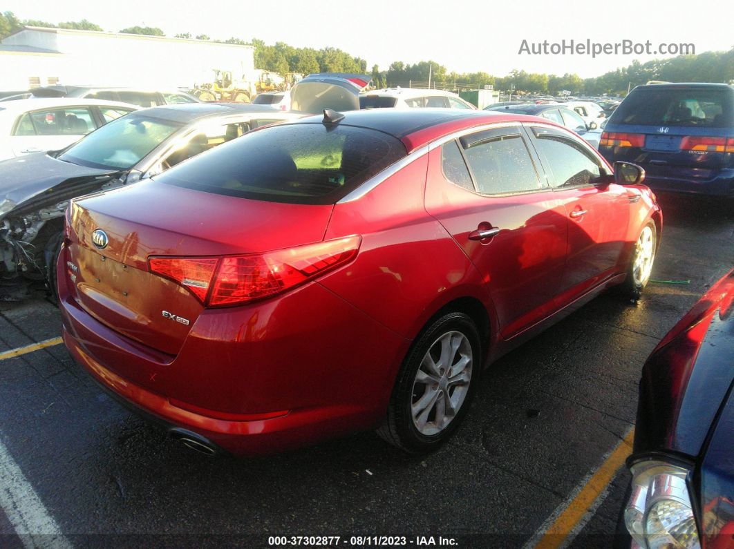 2013 Kia Optima Ex Red vin: 5XXGN4A77DG157855