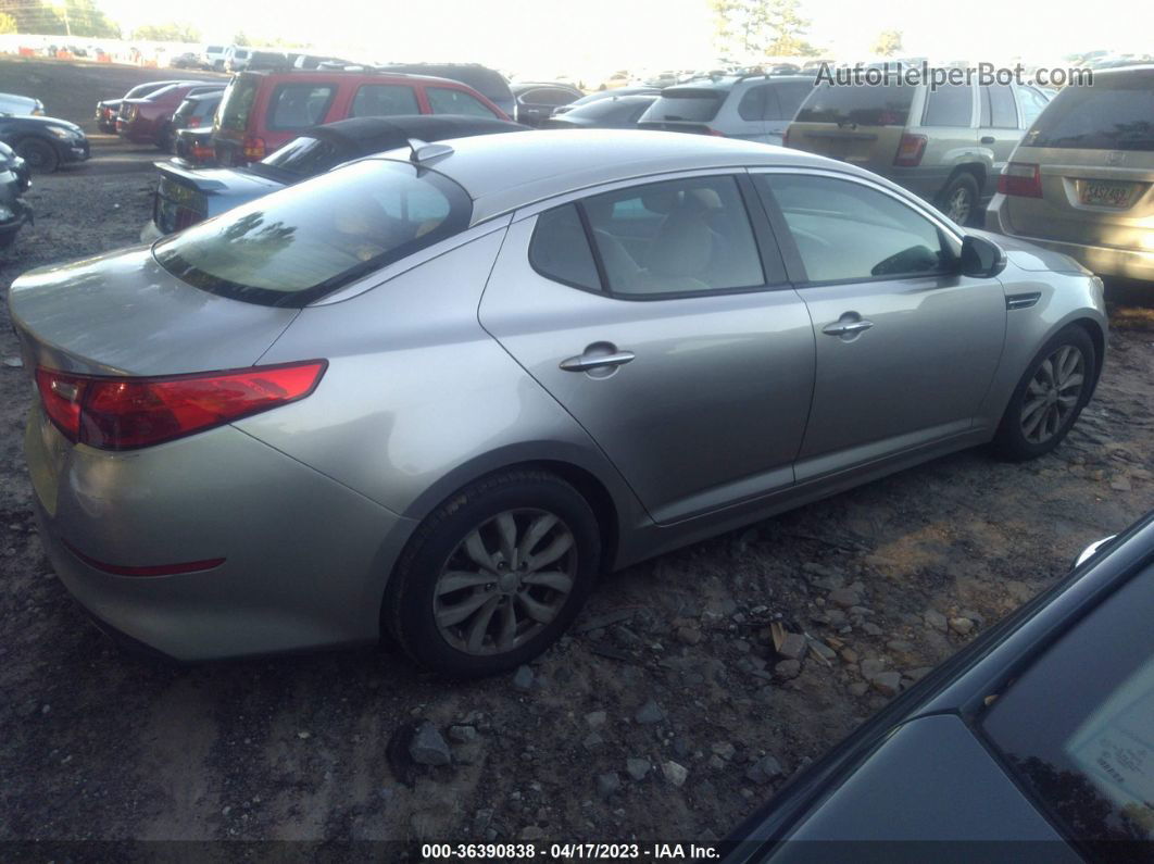 2014 Kia Optima Ex Серебряный vin: 5XXGN4A77EG285482