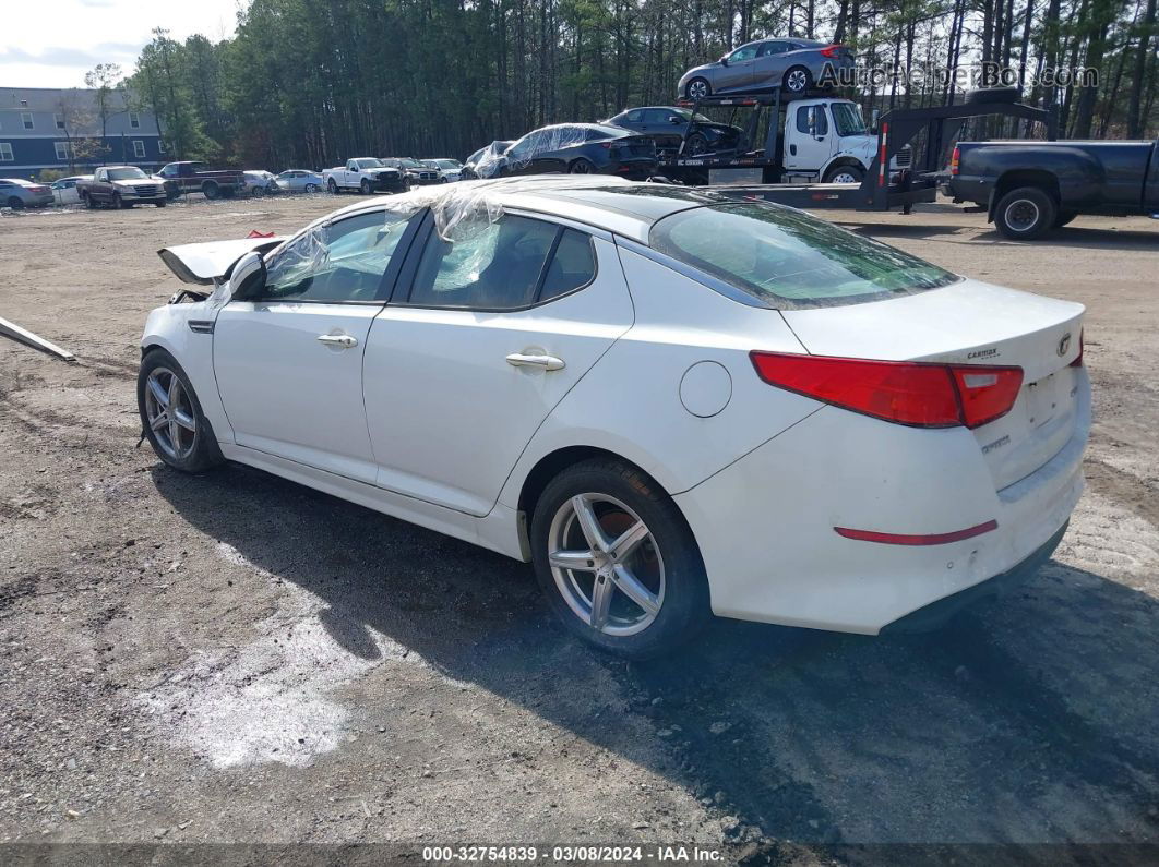 2014 Kia Optima Ex White vin: 5XXGN4A77EG286857