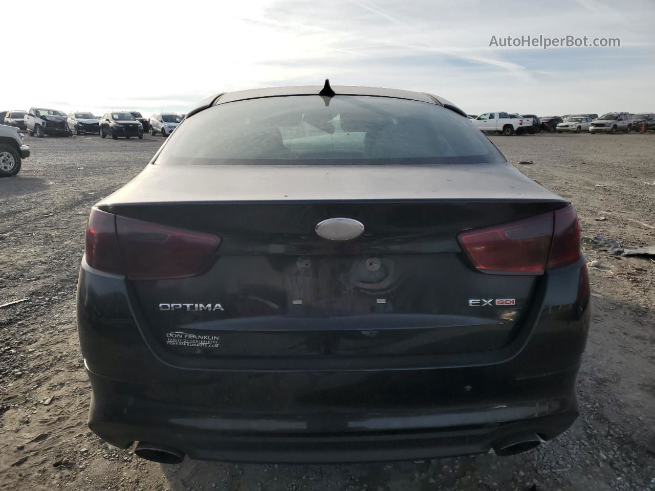 2014 Kia Optima Ex Черный vin: 5XXGN4A77EG287068