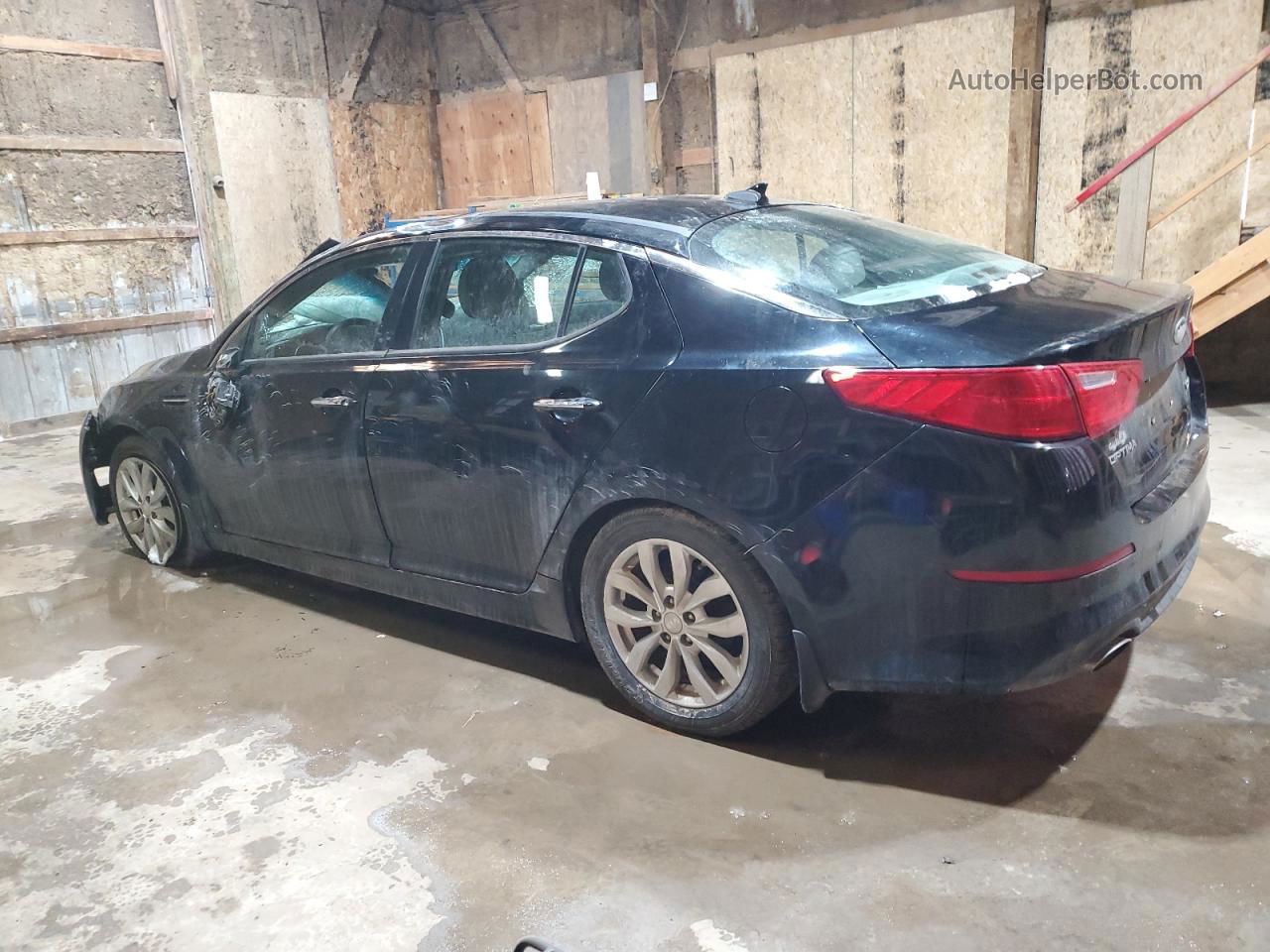 2014 Kia Optima Ex Черный vin: 5XXGN4A77EG348967