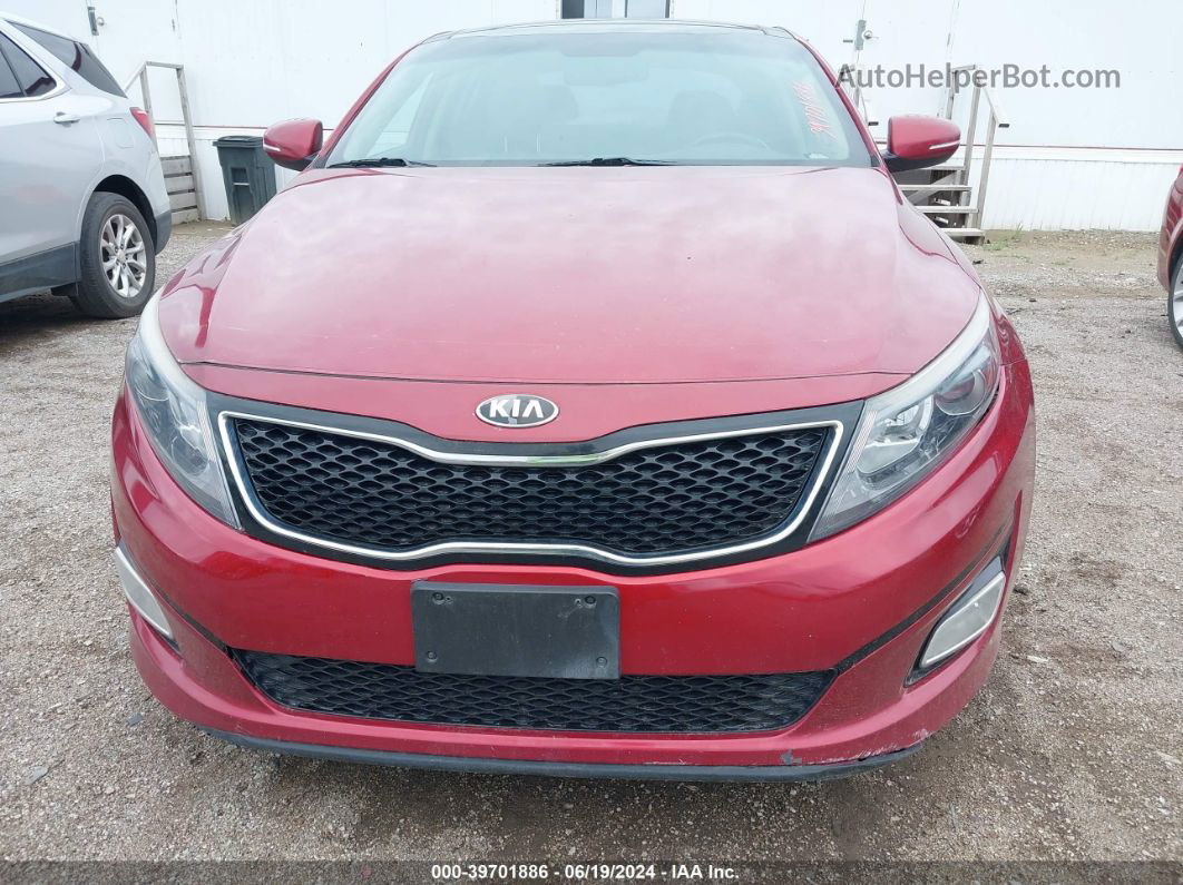 2015 Kia Optima Ex Red vin: 5XXGN4A77FG357444