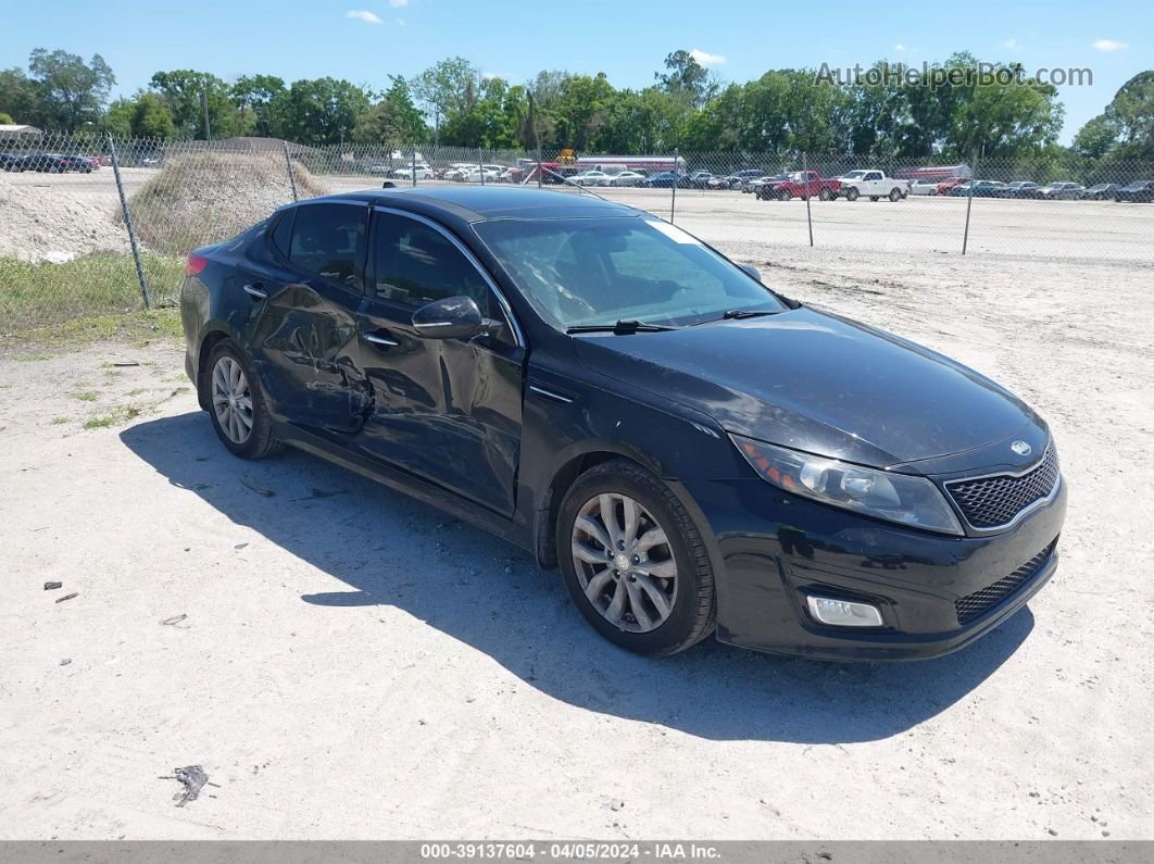 2015 Kia Optima Ex Черный vin: 5XXGN4A77FG360022