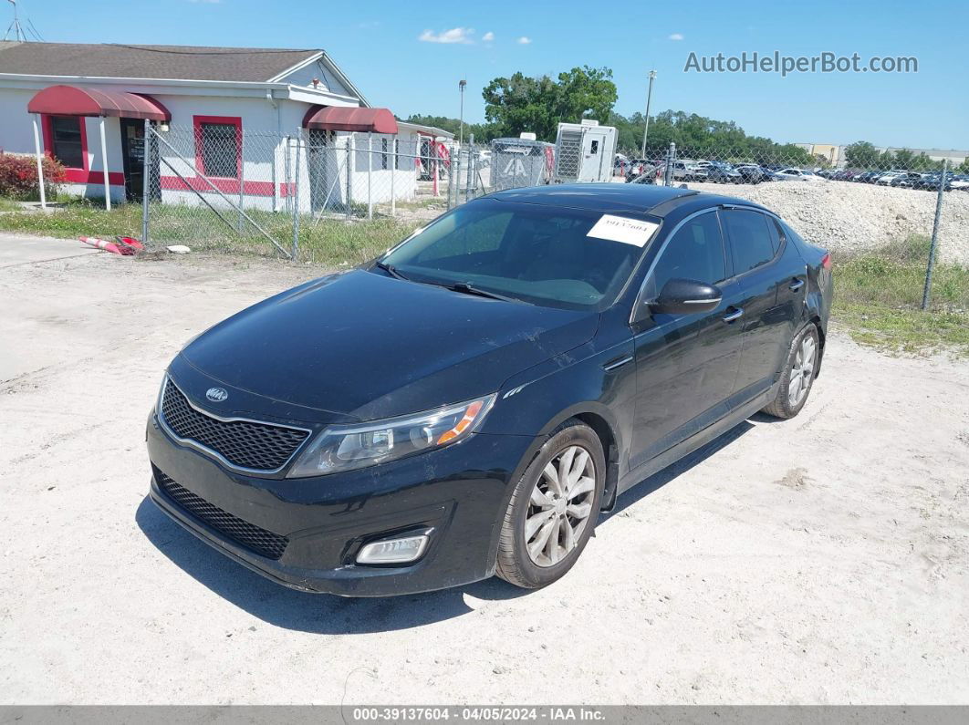 2015 Kia Optima Ex Черный vin: 5XXGN4A77FG360022