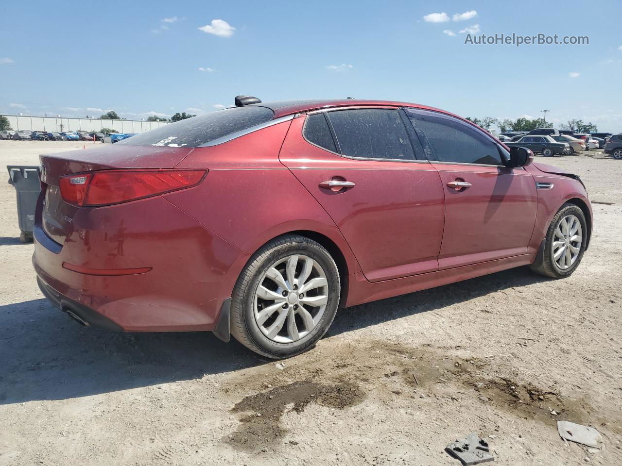 2015 Kia Optima Ex Red vin: 5XXGN4A77FG392288