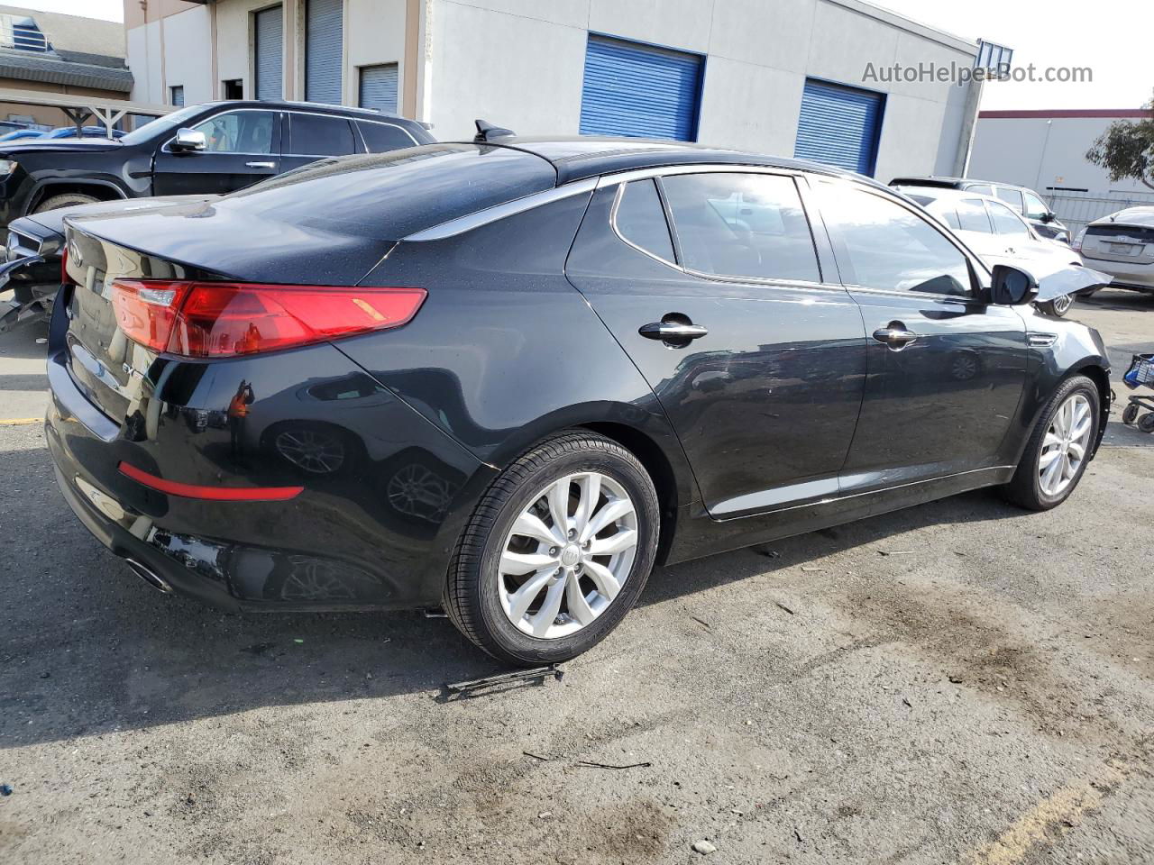 2015 Kia Optima Ex Черный vin: 5XXGN4A77FG415746