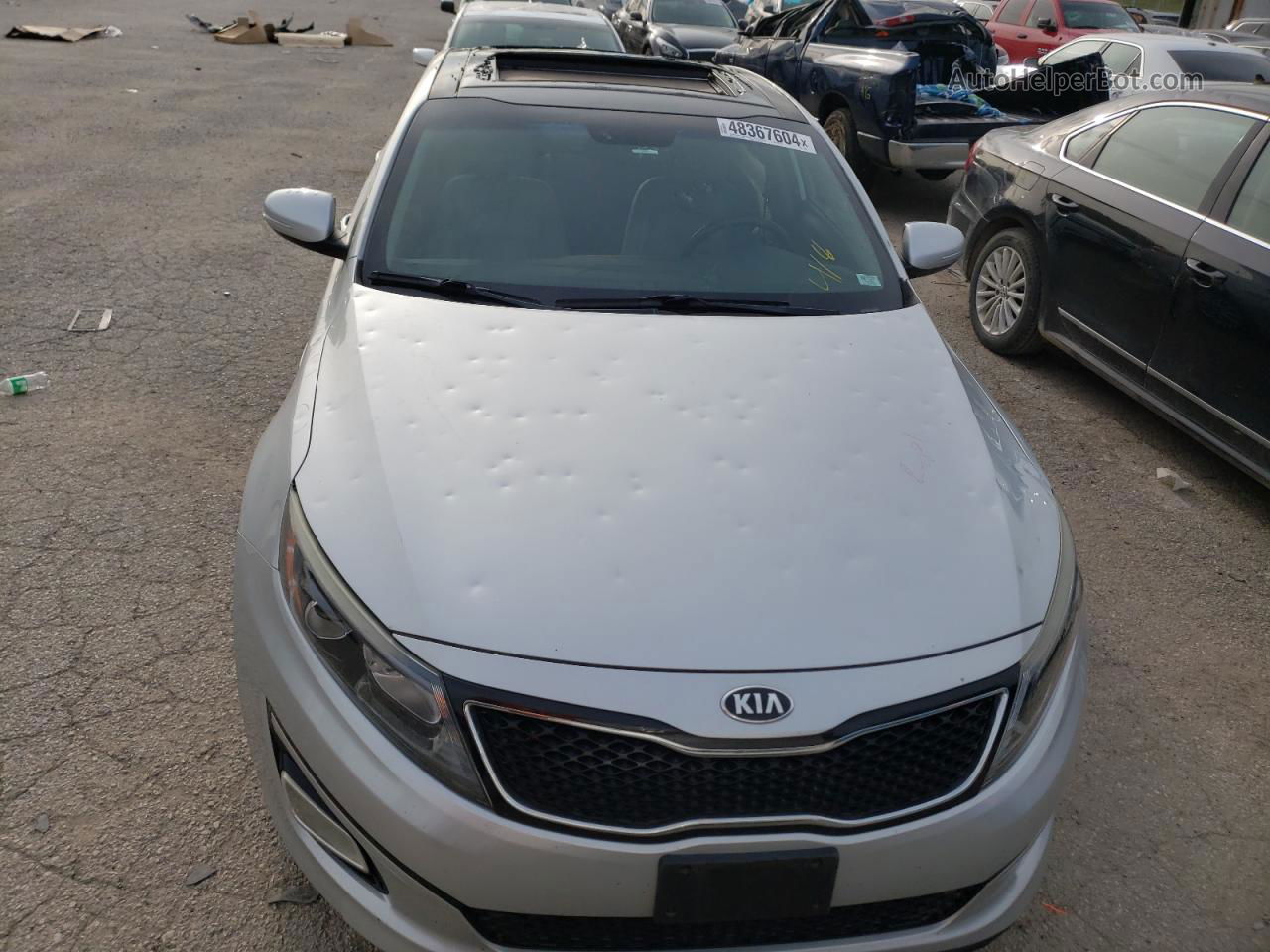 2015 Kia Optima Ex Silver vin: 5XXGN4A77FG438556