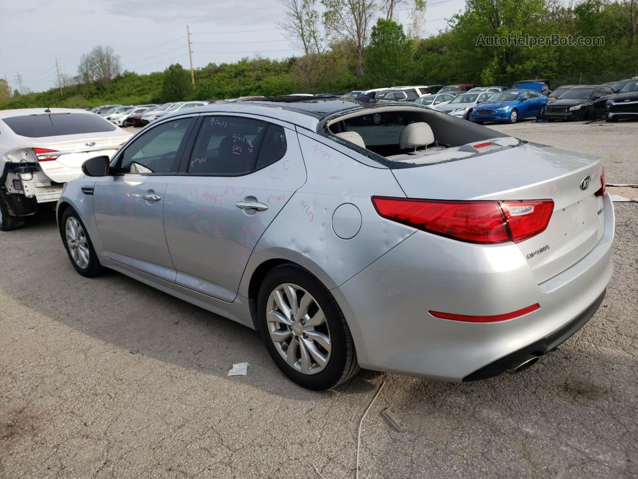 2015 Kia Optima Ex Silver vin: 5XXGN4A77FG438556