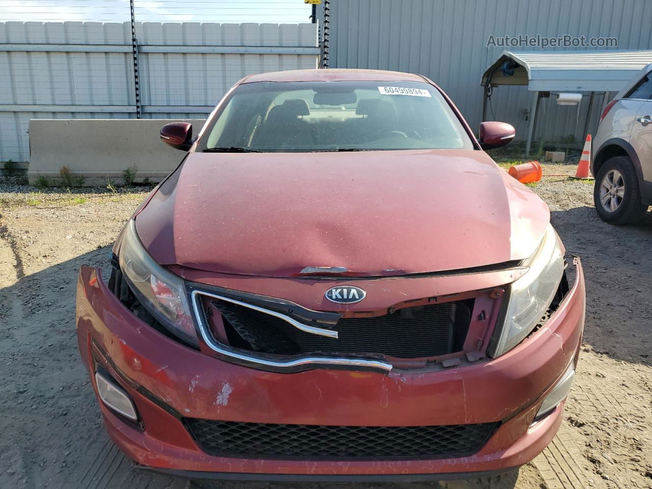 2015 Kia Optima Ex Red vin: 5XXGN4A77FG450268