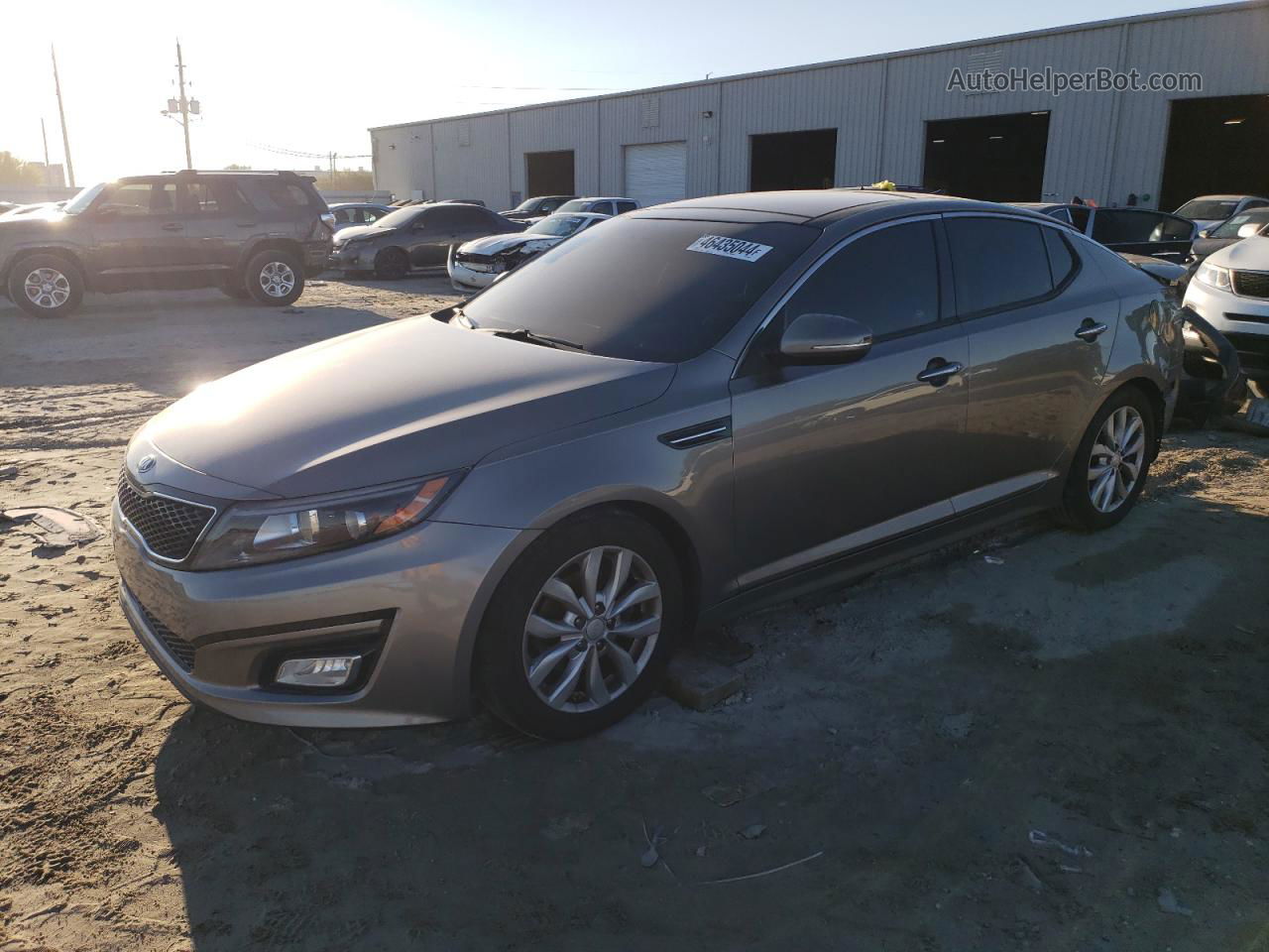 2015 Kia Optima Ex Серый vin: 5XXGN4A77FG504751