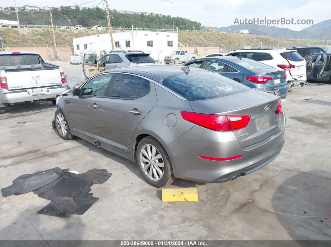 2015 Kia Optima Ex Серый vin: 5XXGN4A77FG510081