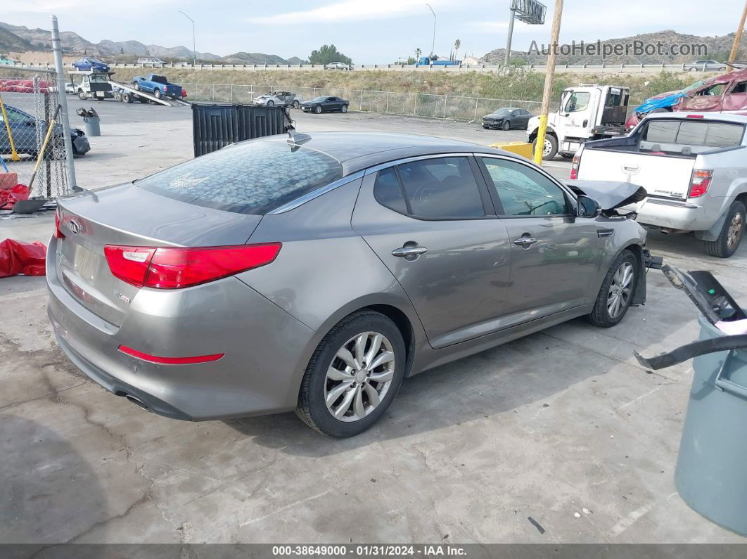 2015 Kia Optima Ex Серый vin: 5XXGN4A77FG510081