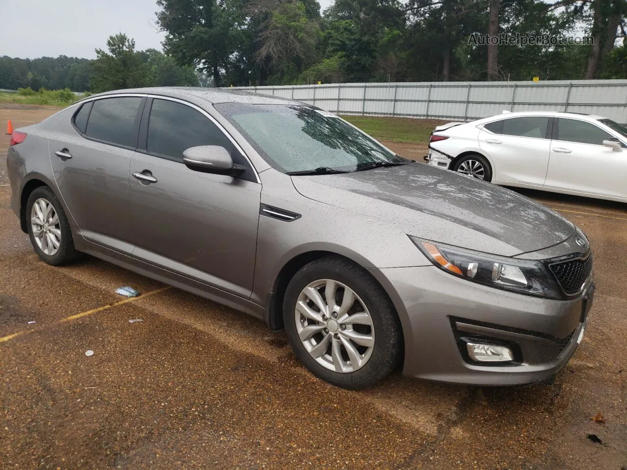 2015 Kia Optima Ex Gray vin: 5XXGN4A77FG518309