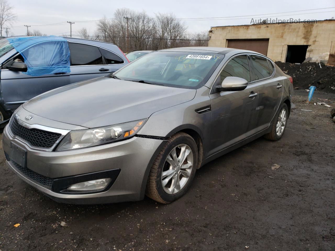 2013 Kia Optima Ex Gray vin: 5XXGN4A78DG119390