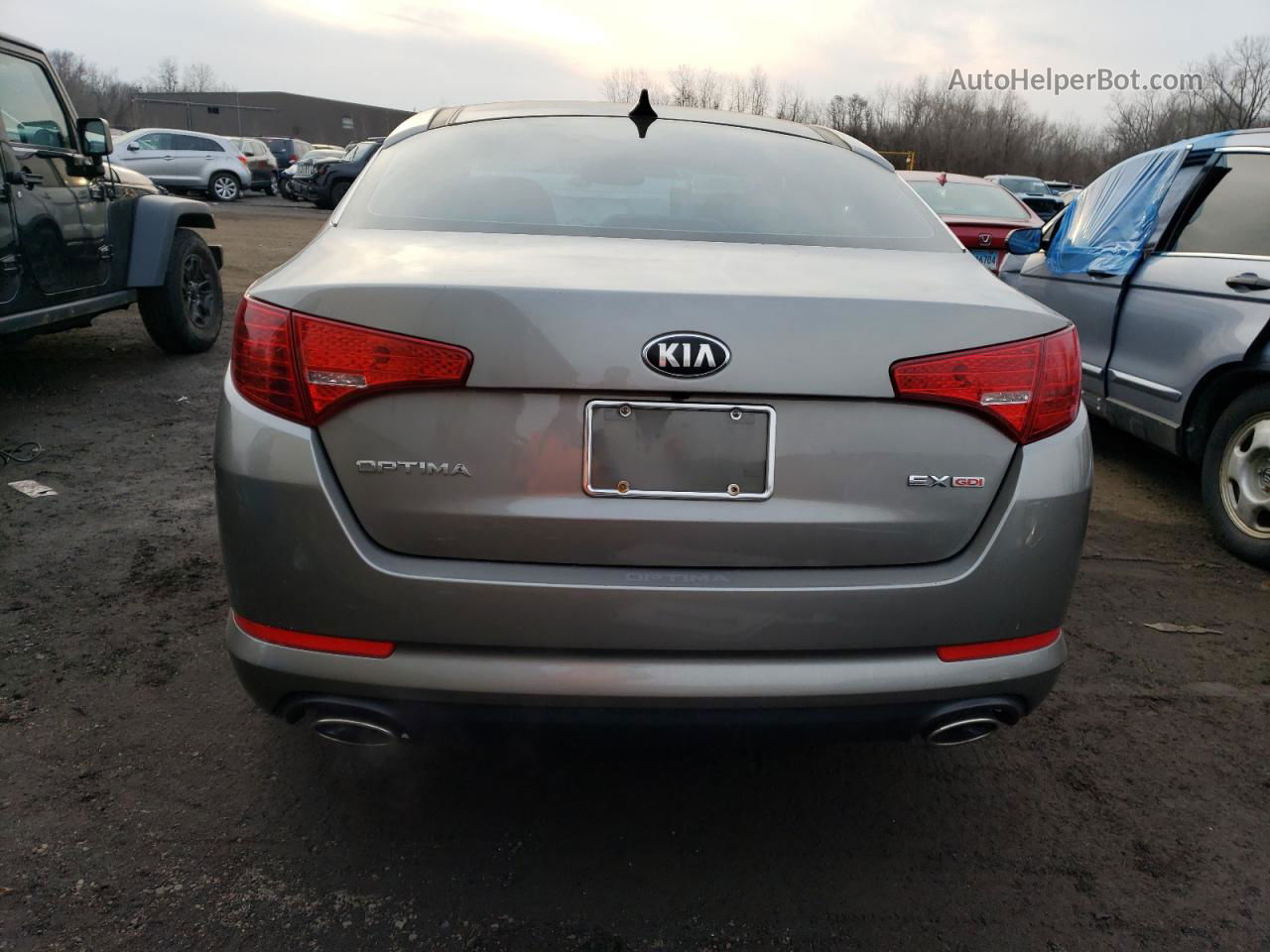 2013 Kia Optima Ex Gray vin: 5XXGN4A78DG119390