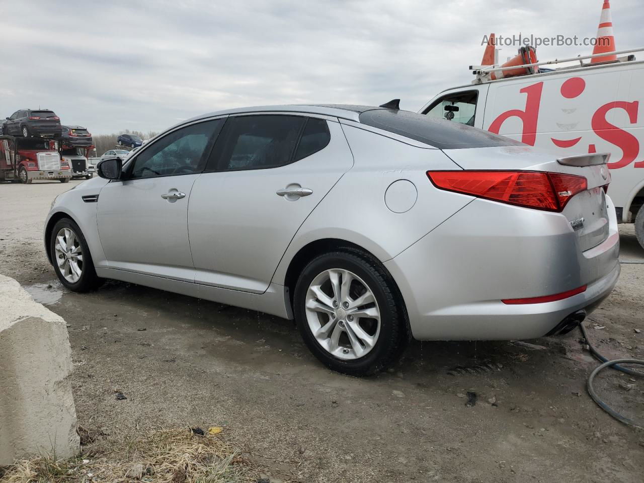 2013 Kia Optima Ex Silver vin: 5XXGN4A78DG179900