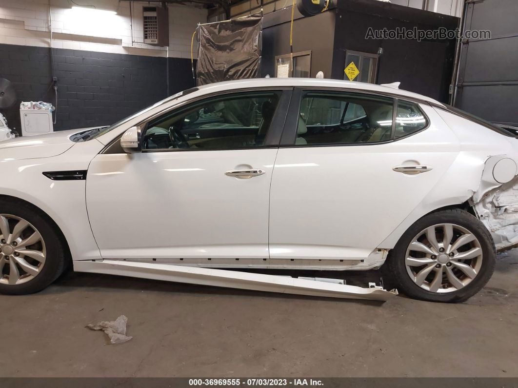 2014 Kia Optima Ex White vin: 5XXGN4A78EG262146