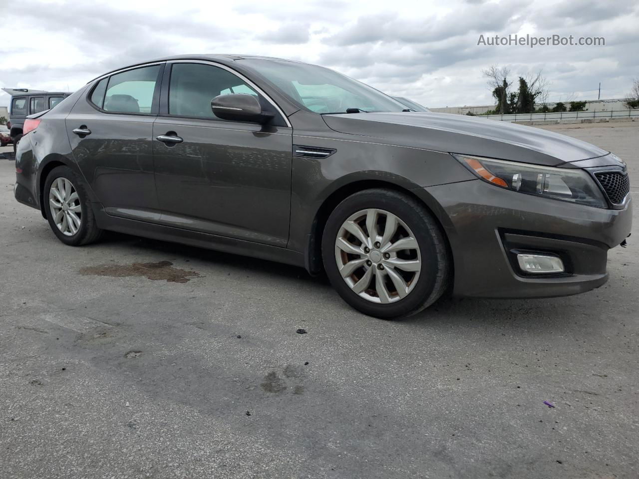 2014 Kia Optima Ex Gray vin: 5XXGN4A78EG276936