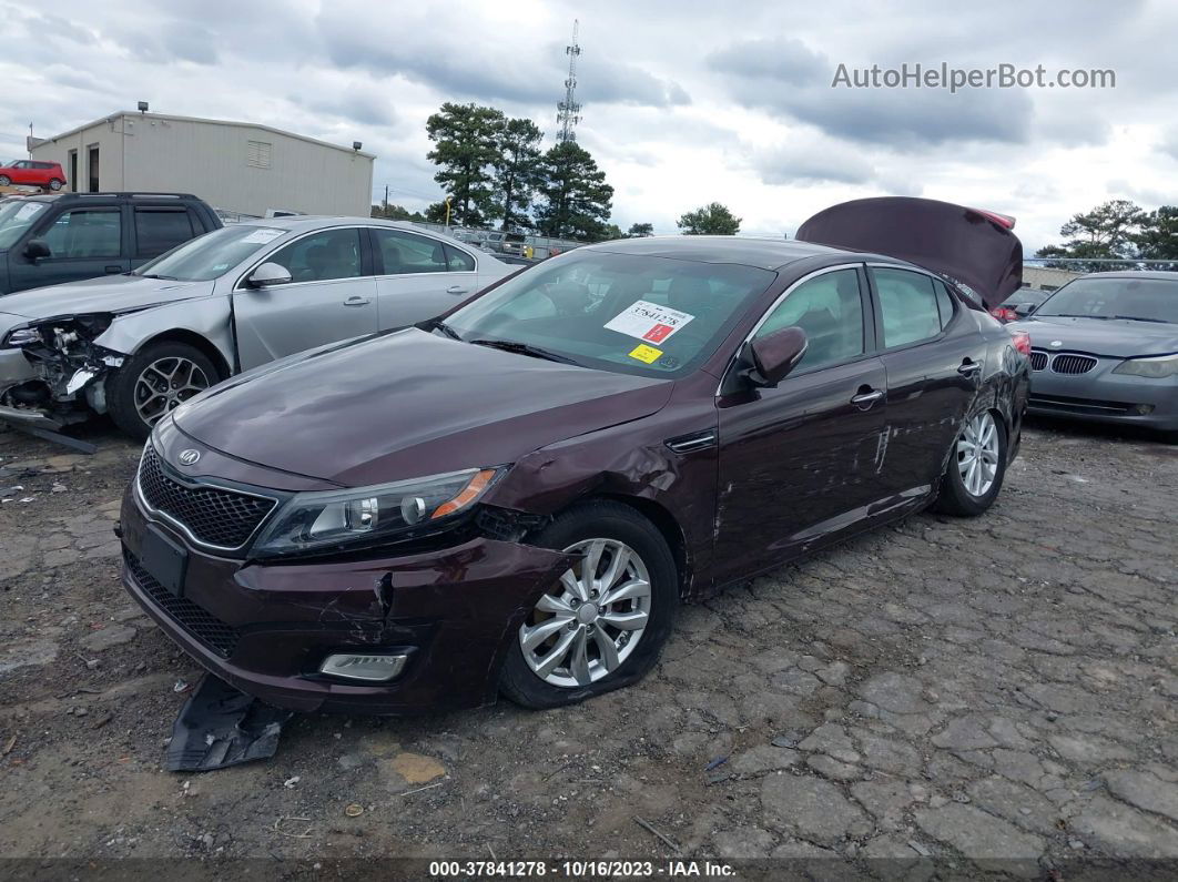 2014 Kia Optima Ex Burgundy vin: 5XXGN4A78EG281683