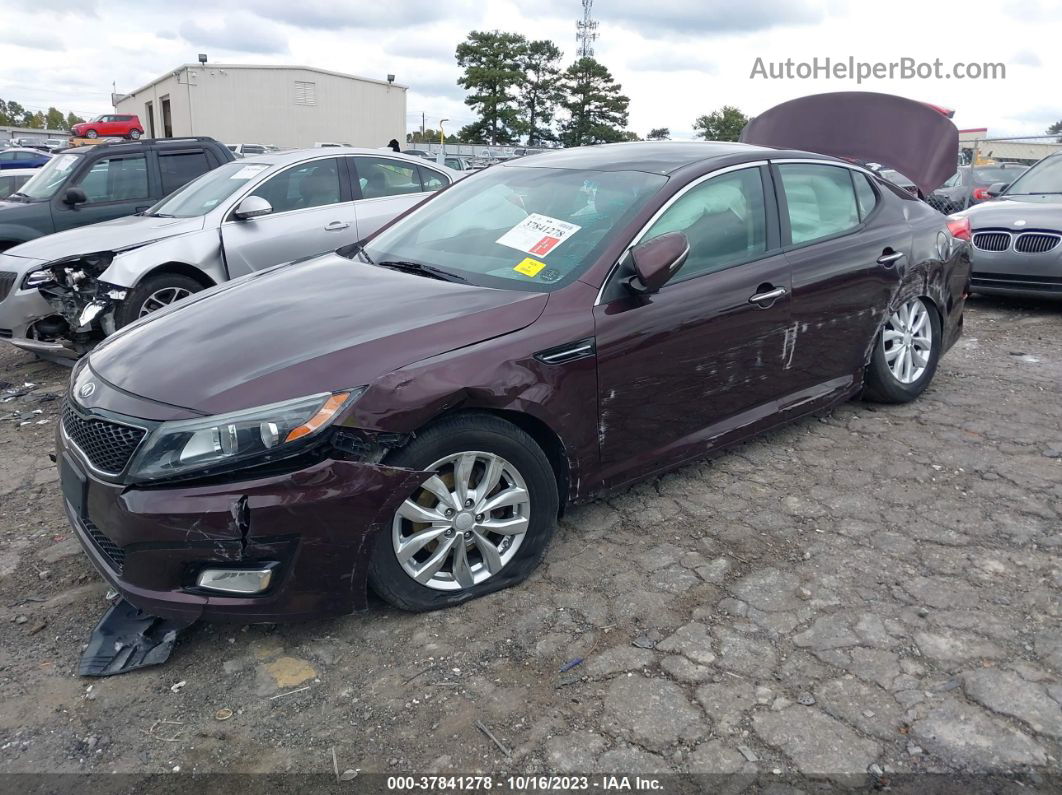 2014 Kia Optima Ex Burgundy vin: 5XXGN4A78EG281683