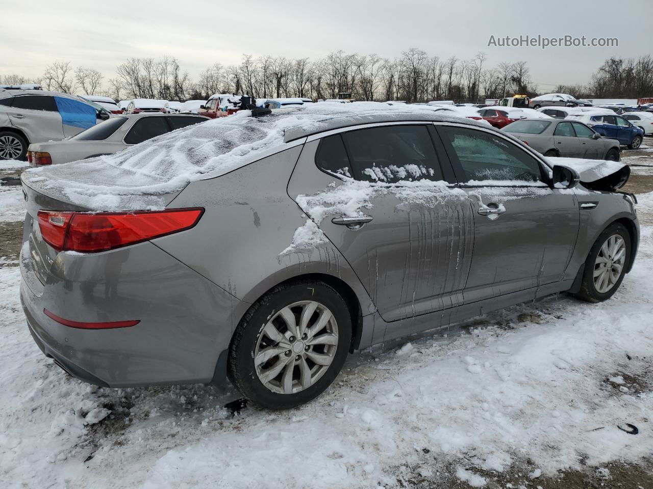 2014 Kia Optima Ex Серый vin: 5XXGN4A78EG287838