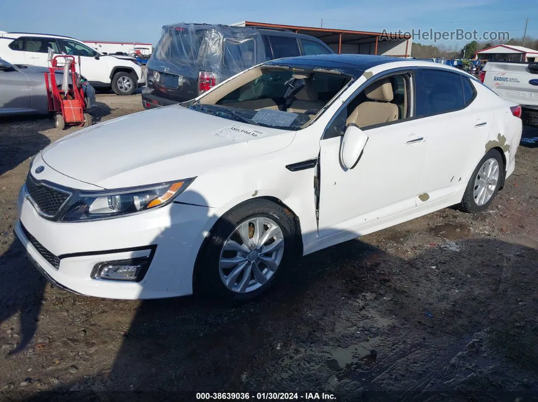 2014 Kia Optima Ex Белый vin: 5XXGN4A78EG288052