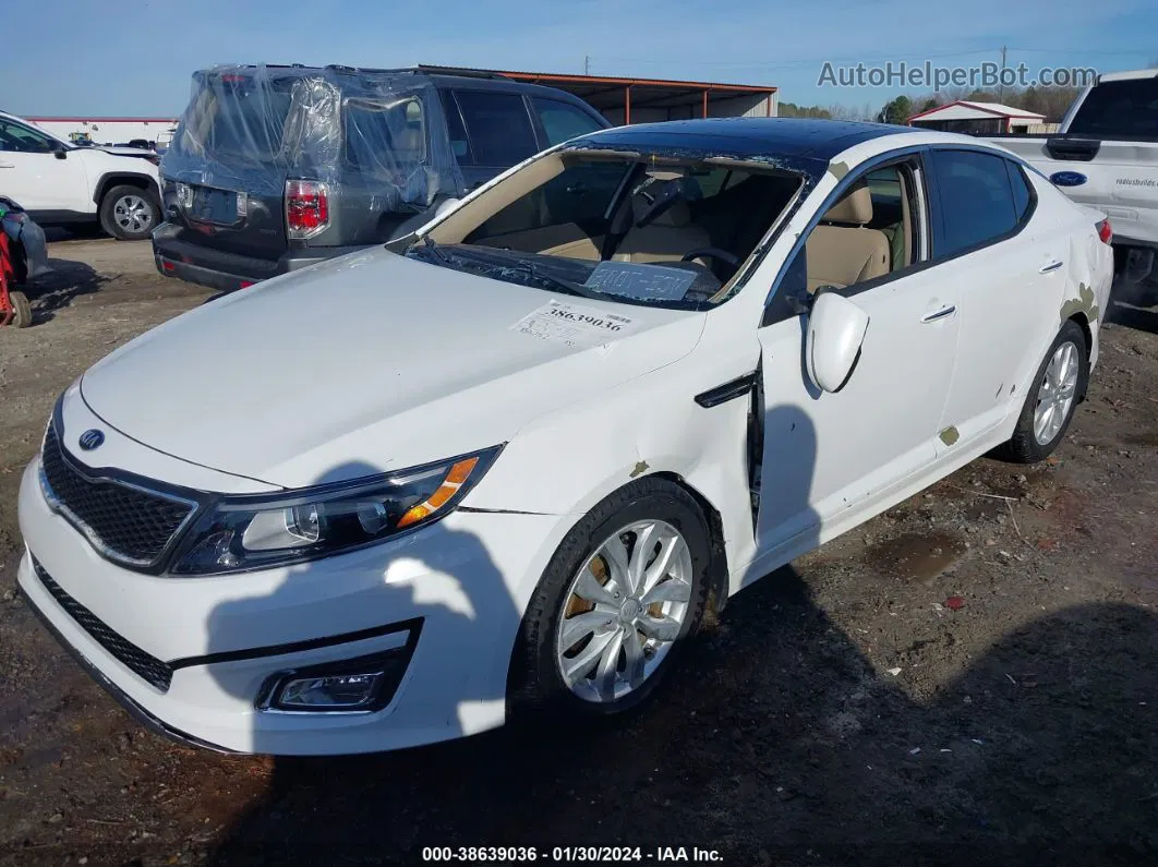 2014 Kia Optima Ex Белый vin: 5XXGN4A78EG288052