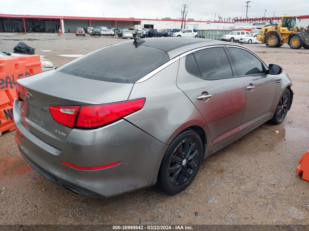 2014 Kia Optima Ex Серый vin: 5XXGN4A78EG295079