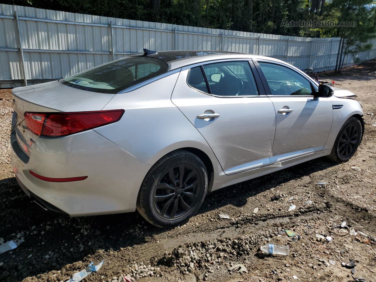 2014 Kia Optima Ex Silver vin: 5XXGN4A78EG331644