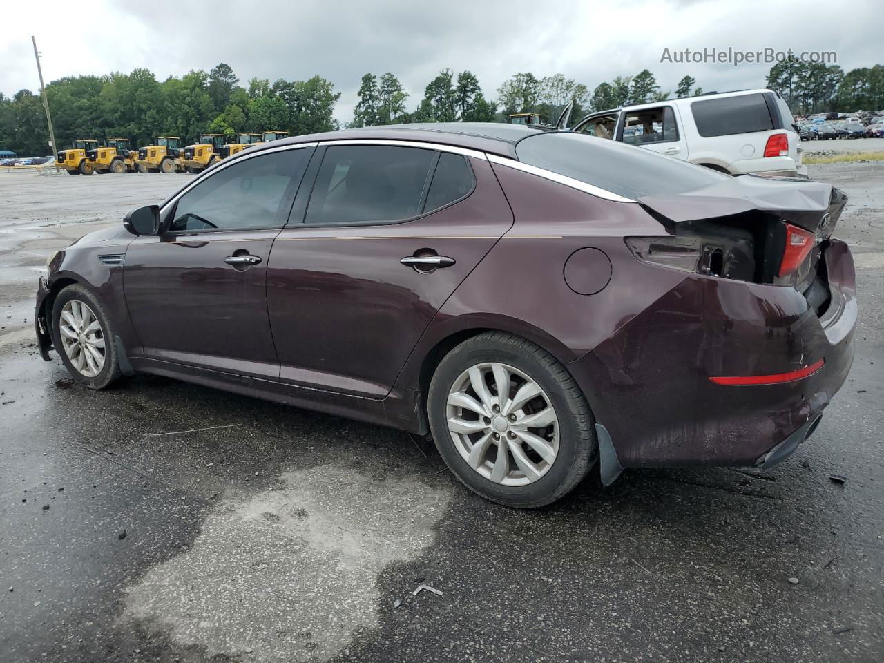 2014 Kia Optima Ex Burgundy vin: 5XXGN4A78EG350274