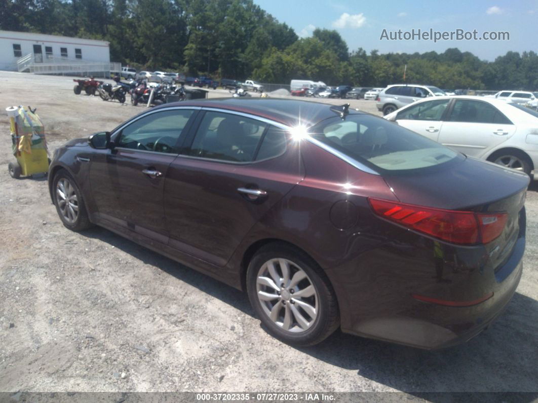 2015 Kia Optima Ex Темно-бордовый vin: 5XXGN4A78FG382496