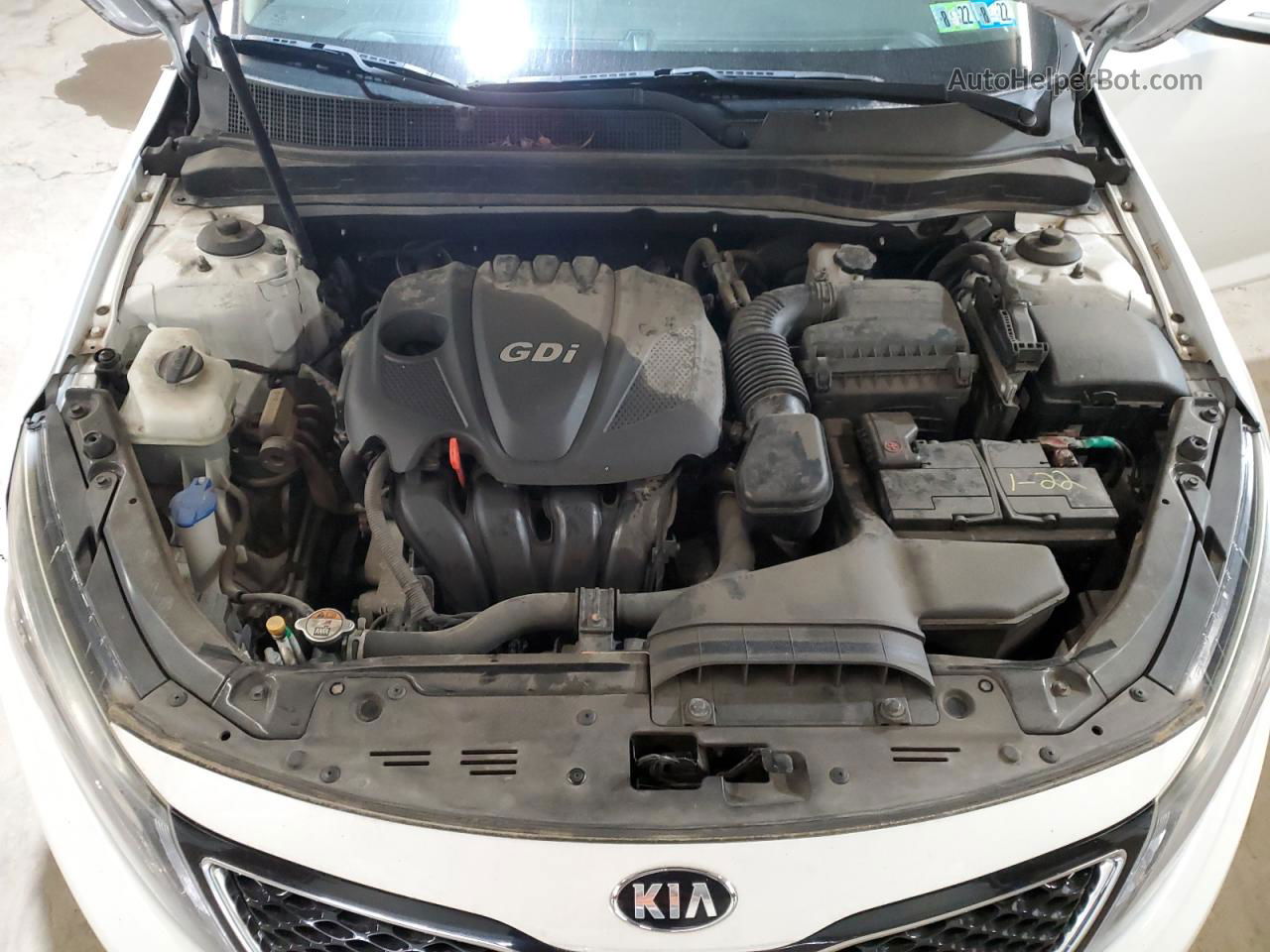 2015 Kia Optima Ex Белый vin: 5XXGN4A78FG437836