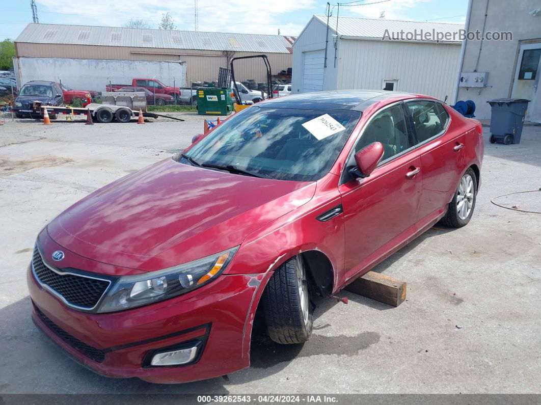 2015 Kia Optima Ex Red vin: 5XXGN4A78FG455236