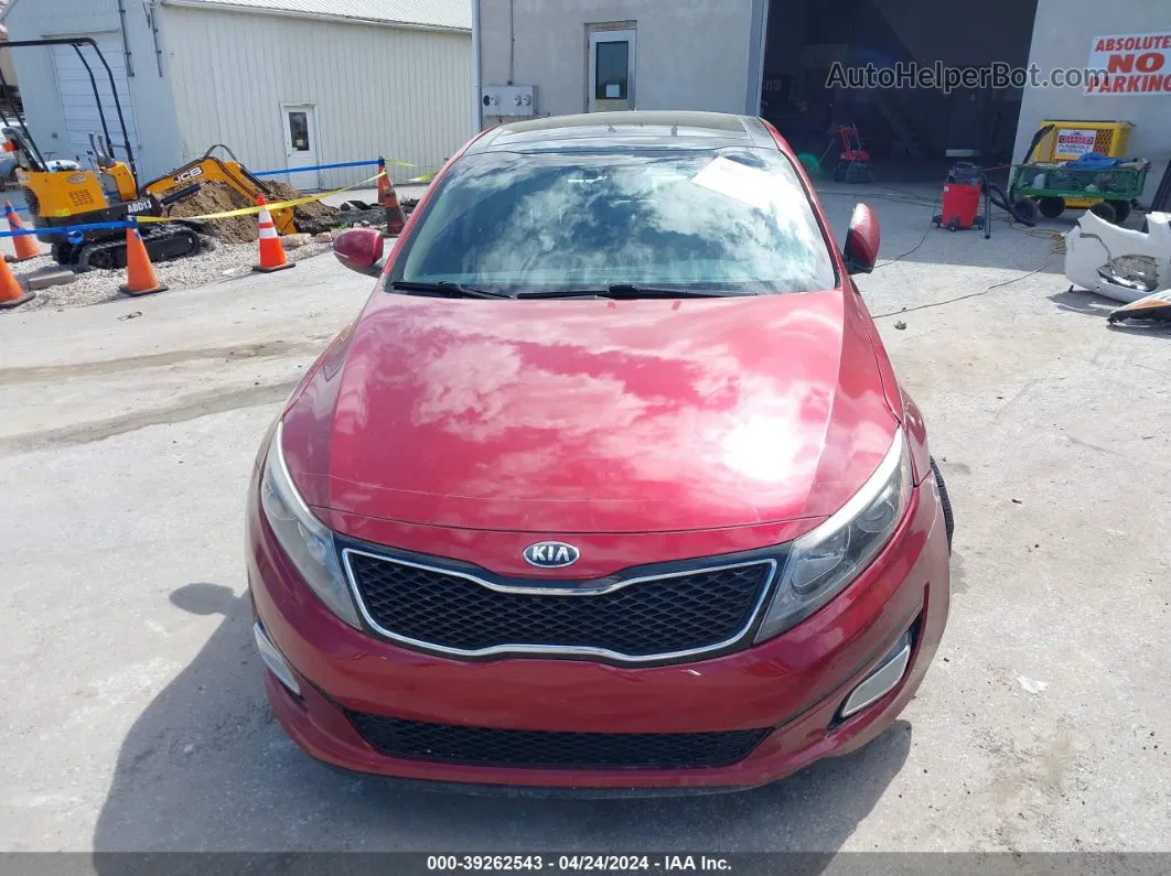 2015 Kia Optima Ex Red vin: 5XXGN4A78FG455236