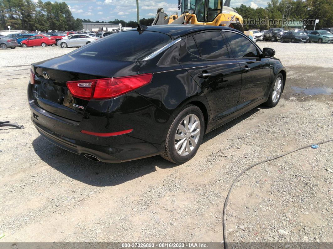 2015 Kia Optima Ex Черный vin: 5XXGN4A78FG510588