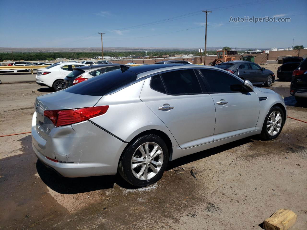 2013 Kia Optima Ex Silver vin: 5XXGN4A79DG118555