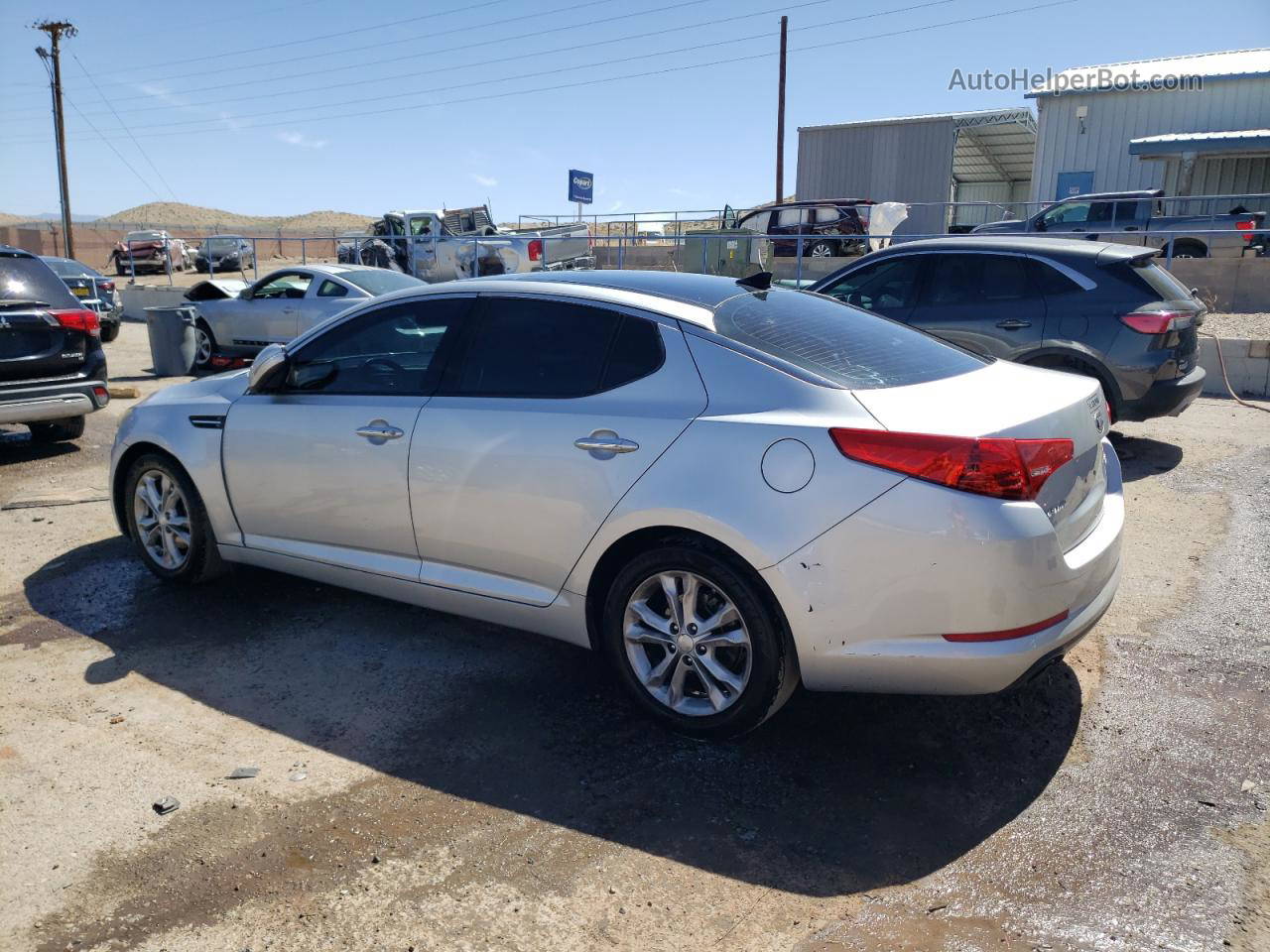 2013 Kia Optima Ex Silver vin: 5XXGN4A79DG118555