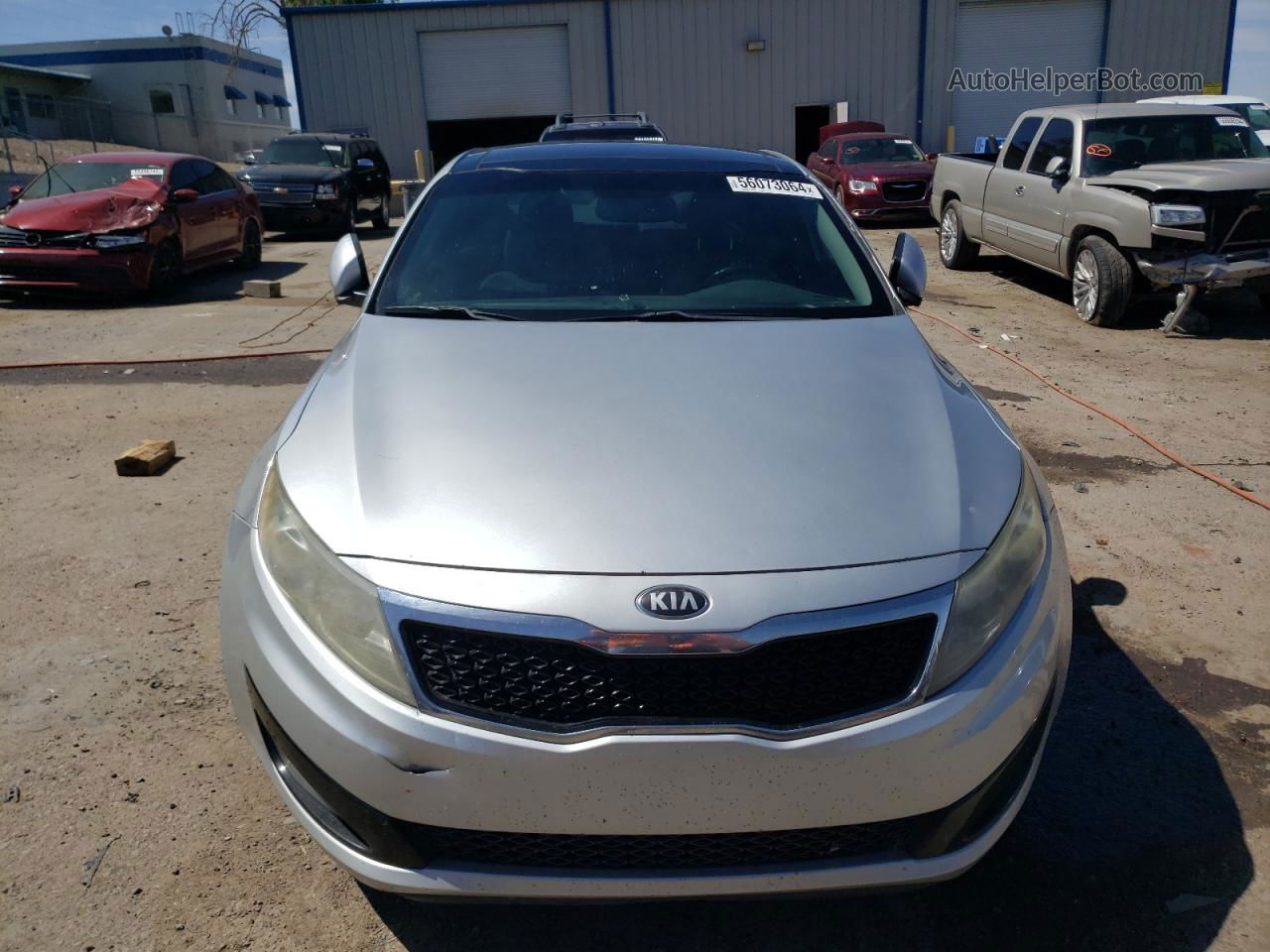 2013 Kia Optima Ex Silver vin: 5XXGN4A79DG118555