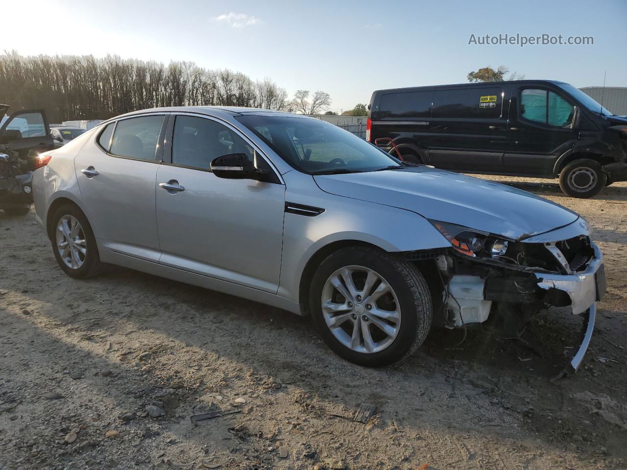 2013 Kia Optima Ex Silver vin: 5XXGN4A79DG184555