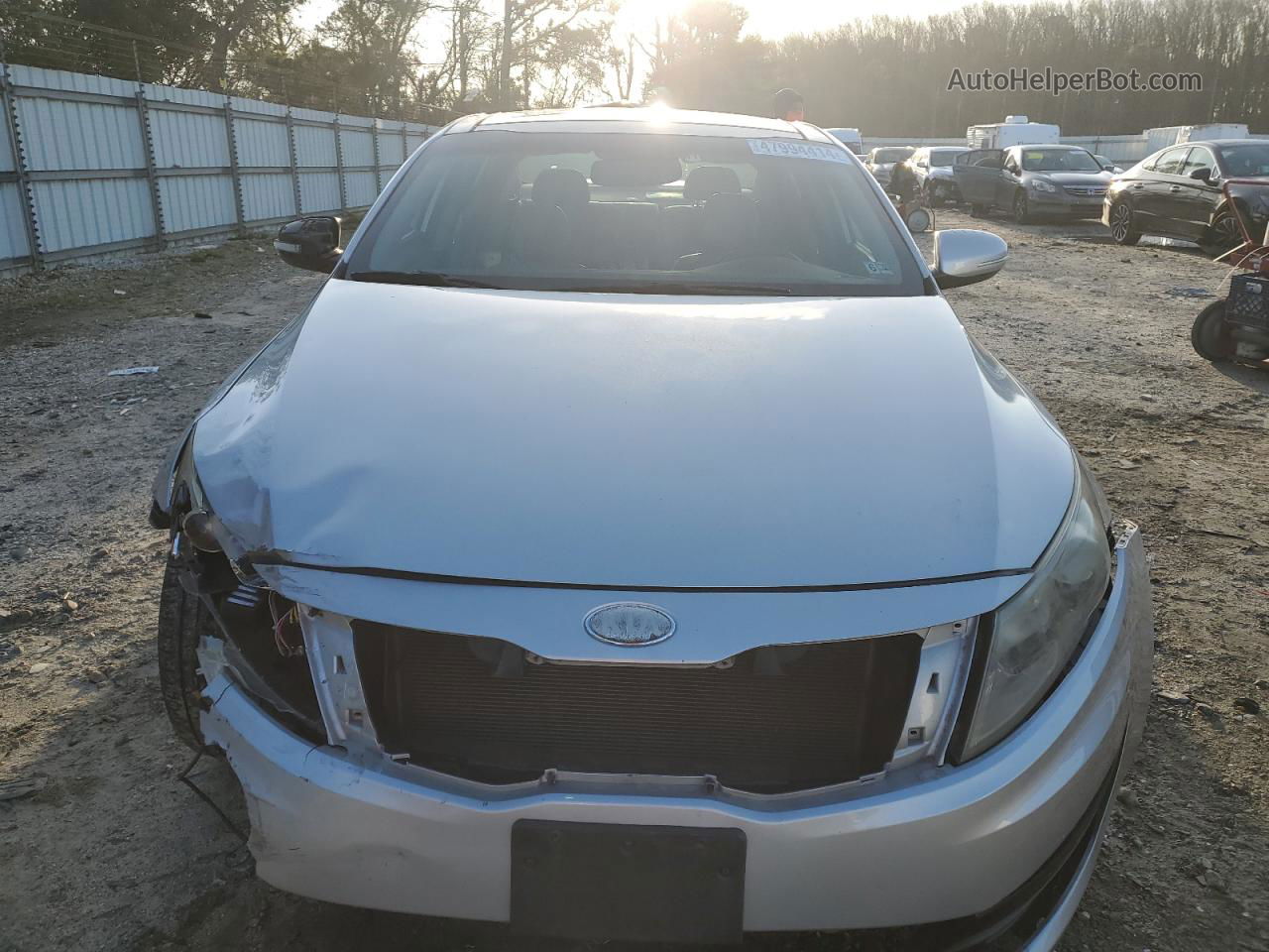 2013 Kia Optima Ex Silver vin: 5XXGN4A79DG184555