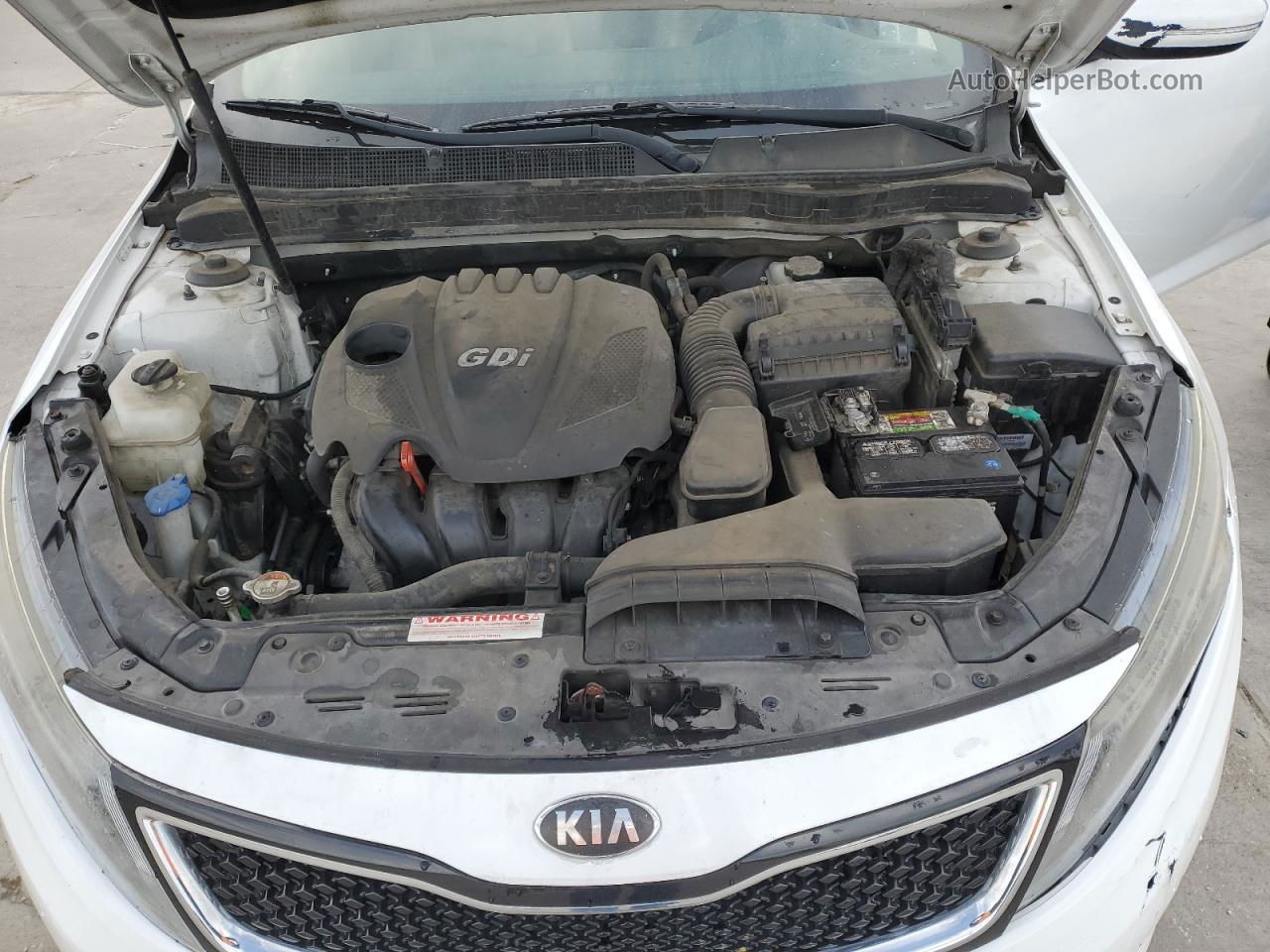 2014 Kia Optima Ex Белый vin: 5XXGN4A79EG260082