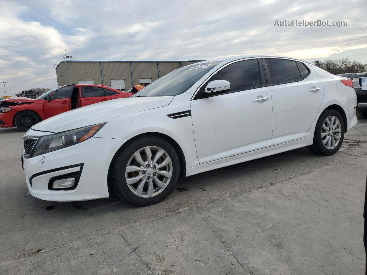 2014 Kia Optima Ex Белый vin: 5XXGN4A79EG260082