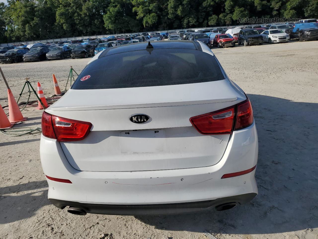 2014 Kia Optima Ex Белый vin: 5XXGN4A79EG260762