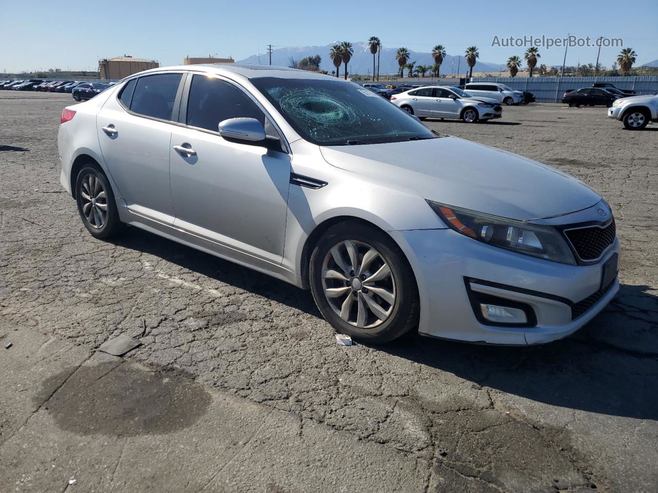 2014 Kia Optima Ex Silver vin: 5XXGN4A79EG280445