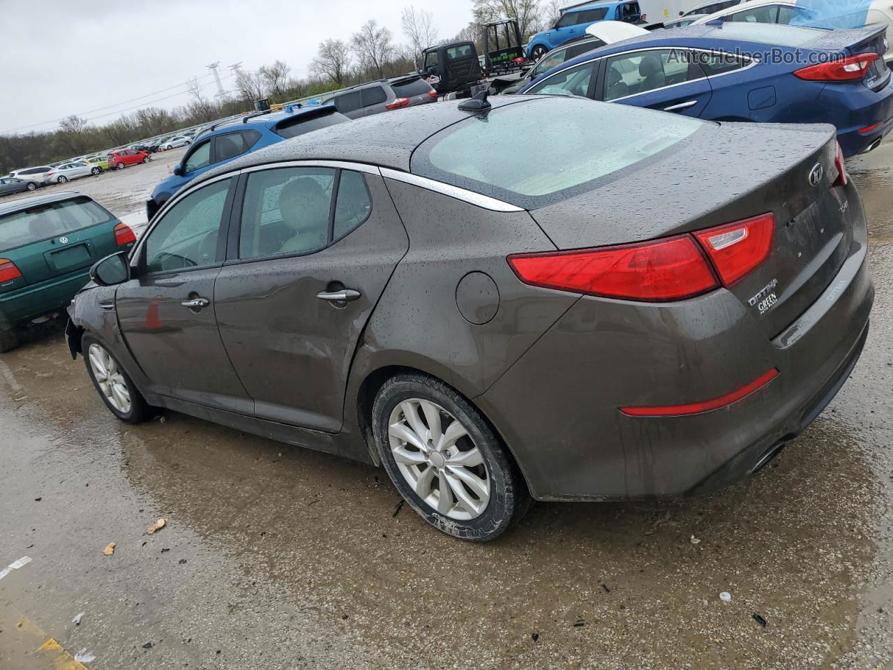 2014 Kia Optima Ex Серый vin: 5XXGN4A79EG290232